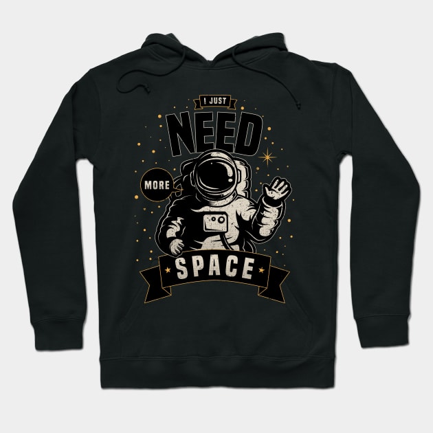 Need More Space Hoodie by danielmorrisdraws